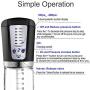 Penis Pump Rechargeable Automatic Penis Vacuum Pump Electronic Male Enhancement Training Device Clear Cylinder with 4 Penis Rings