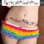 New Belt Belly Button Tattoo Stickers, 4Pcs Temporary Tattoos, Waterproof Tattoo Stickers for Women Girls~ Butterfly Flower Design New Belt Belly Button Tattoo Stickers, 4Pcs Temporary Tattoos, Waterproof Tattoo Stickers for Women Girls~ Butterfly Flower Design
