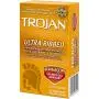 Trojan Stimulations Ultra Ribbed Spermicidal Condoms, 12ct