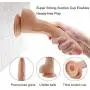 Vibrating Dildo for Women G Spot Vibrator Massager with 20 Modes Rechargeable Realistic Penis with Remote Controller Waterproof Sex Machine for Beginners with Suction Cup