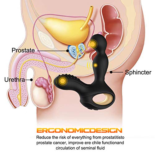Men Ṃásˉtῡrbˉátor Análes Plug Rotating Wireless Remote Control Análes Víbrántor Silicone Male Próstˉatå Másságer Adúllt Six Toys for Men