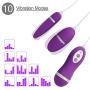 Sexbaby 10 Frequency Double Eggs Vibrator Bullet Vibes Waterproof Sex Toys Massager for Women