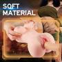 Male Masturbator Sex Doll with Tight Vagina and Anal Opening, Realistic Pussy Ass Butt and Soft Breast Adult Toy, Men Masturbation for Sexual Pleasure (Sexy Diane)