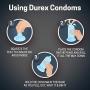 Durex Invisible Ultra Thin Condoms, Ultra Sensitive- Ultra Fine, Natural Latex With Lube and Reservoir Tip. Durexs Thinnest Condom for Men, HSA Eligible, 16 Count
