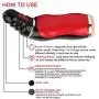 Male Masturbator Cup, Electric 5 Clamping+ 10 Vibrating with Various Girls Moans Stroker Masturbation Cup Rechargeable 3D Realistic Vagina Massage Vibrator Sex Toys for Men Blowjob (Red) Male Masturbator Cup, Electric 5 Clamping+ 10 Vibrating with Various Girls Moans Stroker Masturbation Cup Rechargeable 3D Realistic Vagina Massage Vibrator Sex Toys for Men Blowjob (Red)