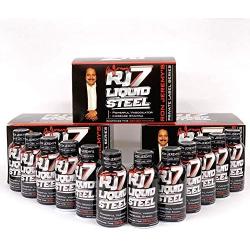 Ron Jeremy RJ7 Liquid Steel Mens Formula – Pre-Romance Liquid Shot to Boost Drive, Stamina and Firmness. Works in Under 30 Minutes. 36 Bottles 2 Ounces Each.