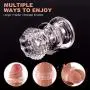 Cock Rings Silicone Penis Rings for Male Erection Enhancing, Super Soft Dick Loops Set for Couples Lover Extra Stimulation Sex Toys Sexual Gift (3 in 1 - Clear)