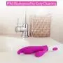 G Spot Dildo Vibrator for Women Beginners with Dual Motor 30 Vibration Modes, PALOQUETH Personal Bunny Rabbit Vibrator Adult Sex Toy with Curved Tip for Precise Pleasure, Quiet Waterproof