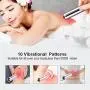 Rechargeable Mini Finger Massager with 10 Strong Patterns,Luvkis Handheld Waterproof Personal Massager Vibrating Suitable for Neck Back Acupoint and Fatigue Relief Rechargeable Mini Finger Massager with 10 Strong Patterns,Luvkis Handheld Waterproof Personal Massager Vibrating Suitable for Neck Back Acupoint and Fatigue Relief