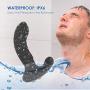Prostrate Massage for Men YORNIGHT Silicone Sex Toy with 2 Powerful Motors 10 Stimulation Unisex P Spot Vibrator Anal Pleasure Rechargeable Wireless Remote Control Finger Flicking