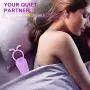 Clitoral & G-Spot 2 in 1 Rabbit Vibrator, Fovel Bullet Clit Sex Toy Dildos for Women 10 Powerful Intensities Female Mini Adult for Anal Nipple Waterproof Rechargeable Stimulation for Couple Play,Lilac Clitoral & G-Spot 2 in 1 Rabbit Vibrator, Fovel Bullet Clit Sex Toy Dildos for Women 10 Powerful Intensities Female Mini Adult for Anal Nipple Waterproof Rechargeable Stimulation for Couple Play,Lilac