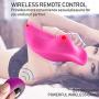 Wearable Vibrator Remote Partner Vibrator for Clitoris Stimulation, Panty Vibe Clitoral Vibrator Waterproof & Rechargeable Mini Small Vibrator, Pranks for Adult Sex Toys for Women and Couple (Pink)