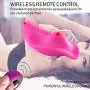 Wearable Vibrator Remote Partner Vibrator for Clitoris Stimulation, Panty Vibe Clitoral Vibrator Waterproof & Rechargeable Mini Small Vibrator, Pranks for Adult Sex Toys for Women and Couple (Pink)