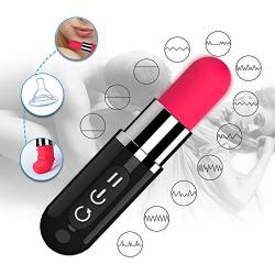 Orlupo Mini Bullet Vibrator,Small Silicone Lipstick Clit Vibrators for Women with Powerful Vibration,Rechargeable Waterproof Vibrating Bullet Clitoral Stimulator Adult Sex Toys for Women and Couples