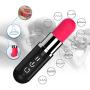 Orlupo Mini Bullet Vibrator,Small Silicone Lipstick Clit Vibrators for Women with Powerful Vibration,Rechargeable Waterproof Vibrating Bullet Clitoral Stimulator Adult Sex Toys for Women and Couples