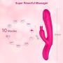 Massage Charging USB LED Portable Travel Wand Massager - Handheld Electric Muscle Relax Wireless Cordless for Body Relax, Use in Bedroom, Bathroom, Living Room, Toy
