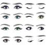 9 Sheets 4D Hair-Like Authentic Eyebrows Waterproof Eyebrow Tattoo Stickers Eyebrow Transfers Stickers Eyebrow Grooming Shaping Sticker for Women Girls Makeup Supplies, 9 Styles 90 Pairs (Black)