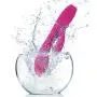 Rabbit G-Spot Dildo Vibrator Vagina Clitoris Stimulator for Women, IMIMO Rechargeable Vibrating Silicone Rabbit Vibe Adult Sex Toys with LED Multicolor Light on Diamond Patterned Textured Base