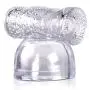 Massager Attachments, Massager Accessories Silicone- Two Different Styles (Clear)
