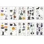 Kids Halloween Temporary Tattoo Stickers Glow in Darkness Children Temporary Tattoos for Face Body Arms Pumpkin Ghost Devil Skull Trick or Treat Water Transfer Stickers for Baby Boys Girls(10 Sheets) Kids Halloween Temporary Tattoo Stickers Glow in Darkness Children Temporary Tattoos for Face Body Arms Pumpkin Ghost Devil Skull Trick or Treat Water Transfer Stickers for Baby Boys Girls(10 Sheets)