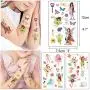 Yarlilyan 100+ Fairy Glitter Tattoos for Girls, Children Birthday Party Favor Temporary Tattoo Sticker, Magic Fantasy Butterfly Flower Pink Fake Waterproof tattoo on kids Body Hand Arm Face 10 Sheets Yarlilyan 100+ Fairy Glitter Tattoos for Girls, Children Birthday Party Favor Temporary Tattoo Sticker, Magic Fantasy Butterfly Flower Pink Fake Waterproof tattoo on kids Body Hand Arm Face 10 Sheets