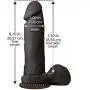 Doc Johnson The Realistic Cock with Removable Suction Cup - ULTRASKYN - 8 Inch - F-Machine and Harness Compatible Dildo - Chocolate Doc Johnson The Realistic Cock with Removable Suction Cup - ULTRASKYN - 8 Inch - F-Machine and Harness Compatible Dildo - Chocolate