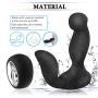 Male Prostate Massager with Testes Stimulation, 12 Speed Vibrating Anal Butt Plug Dual Motors G-spot Vibrator & Anal Stimulator Wireless Remote Anus Sex Toy for Men, Woman, Couples & Gay