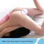 Ladovin Inflatable Triangle Support Pillow, Portable Magic Cushion Body Pillow for Sleeping, Positioning for Deeper Position Support Pillow, PVC Flocking Travel Pillow