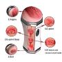 YEVIOR USB Rechargeable Strong Massage Double Hole Automatical Electric Male Sucker Toys Oral Cup Games Body