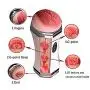 YEVIOR USB Rechargeable Strong Massage Double Hole Automatical Electric Male Sucker Toys Oral Cup Games Body