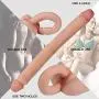Vibrant Double-Headed Wand Skin Touch Real Experience Interactive Relaxation Massager Waterproof Easy to Clean Scene Props Vibrant Double-Headed Wand Skin Touch Real Experience Interactive Relaxation Massager Waterproof Easy to Clean Scene Props