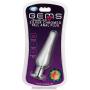 Cloud 9 Novelties Cloud 9 Novelties Gems Silver Chrome Tall Plug, Medium