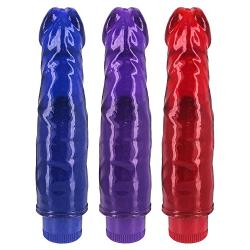 Vibrating Jelly Dong 7.5 Inch ASSORTED COLORS