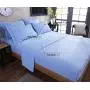 SONORO KATE Bed Sheets Set Sheets Microfiber Super Soft 1800 Thread Count Luxury Egyptian Sheets 16-Inch Deep Pocket Wrinkle Fade and Hypoallergenic - 6 Piece (Full, Lake Blue)