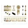 Terra Tattoos Small Temporary Tattoos - 125 Black Gold Tattoos Terra Tattoos Small Temporary Tattoos - 125 Black Gold Tattoos