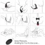 10 Modes Male P-rostate Massager, Rechargeable Waterproof Cordless Full-Body Massager, Handle Therapeutic Percussion for Sore Muscle and Relaxed