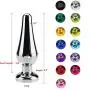 FST Luxury Jewelry Design Fetish Stainless Steel Anal Butt Plug Fantasy Sex Restraints Bondage SM Anal Stimulation Toy for Unisex Color Random Color Random Color Random(Middle) FST Luxury Jewelry Design Fetish Stainless Steel Anal Butt Plug Fantasy Sex Restraints Bondage SM Anal Stimulation Toy for Unisex Color Random Color Random Color Random(Middle)