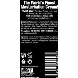 Swiss Navy Premium Masturbation Cream, 5 Ounce