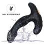 LIRIDP LLDDP Vibrating Prostate Massager Men Anal Plug, USB Charging Waterproof with Dual Motor 12 Stimulation Pattern Butt Anus Silicone Sex Toys