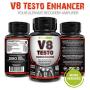 V8 Testo Muscle Builder Supplements – Natural Testosterone Booster, Athletes Energy, Bodybuilding Strength – High Potency Enhancement, Ultimate Recovery Amplifier, Stamina Fuel & Male Enhancer