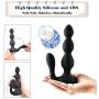 Male Prostate Massager with Testes Stimulation, 9 Speed Vibrating Anal Butt Plug Dual Motors G-spot Vibrator & Anal Stimulator Wireless Remote Anus Sex Toy for Men, Woman & Couples