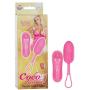 California Exotic Novelties Coco Licious Remote Control Bullet Vibrator, Pink