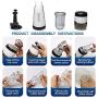 OPcFKV Male Masturbation with Strong Suction Hands-Free Base, 5 Rotating Frequencies + 10-Band Frequency Conversion Automatic Penis Training Masturbation Sex Toys