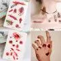 Halloween Temporary Tattoo Stickers Day of the Day Temporary Tattoos 30 Sheets Blood Scar Water Proof Temp Tattoos for Women Kids Girls Hand Face Leg Arm Neck Body Art Decorations Cosplay Supplies Halloween Temporary Tattoo Stickers Day of the Day Temporary Tattoos 30 Sheets Blood Scar Water Proof Temp Tattoos for Women Kids Girls Hand Face Leg Arm Neck Body Art Decorations Cosplay Supplies