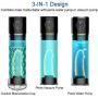 WeDol Male Masturbator Automatic Penis Water Vacuum Pump with Masturbation Sleeve and 5 Suction Power for Mens Sexual Enhancement 3 in 1 Rechargeable Penis Enlargement with Pump Stroker Sex Toys