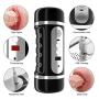 SPFOZ Sex Automatic Piston Telescopic Rotate Male Mastubratìon Cup Artificial Cherry Mouth& Tight Vagina Clamping Male Strong Suckìng Vibrating Toys for Men Sexy Underwear for Men T-Shirt