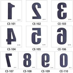 50 Sheets Numbers Finger Neck Face Temporary Tattoo Sticker DIY Body Art