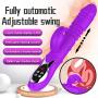 11 inch Stretchable Rotating víbrǎ~tǒr Beginners Soft Flexible Personal Relax Massager USB chargeing Cup for Women