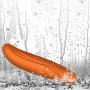 WEI EI High Frequency Waterproof Smooth Ultra-Silent Vib Mssager G-Stimulator Women Couples (Orange)