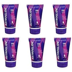 Astroglide Personal Lubricant Gel, 4-Ounce Tubes (Pack of 6)